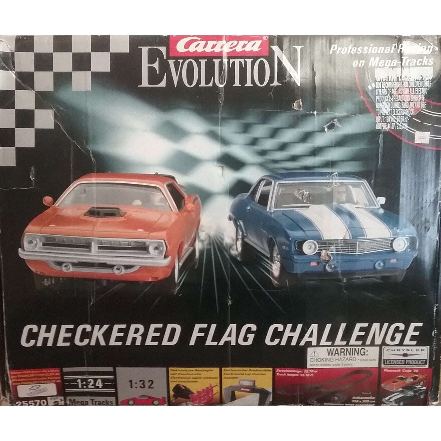 1/32 Scale Carrera Evolution Slot Car Set No.25570