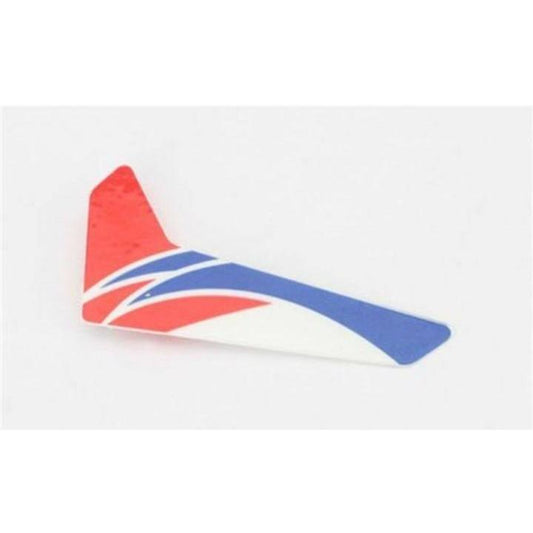 Blade No.BLH3520R Red Vertical Fin With Decal: mCP X