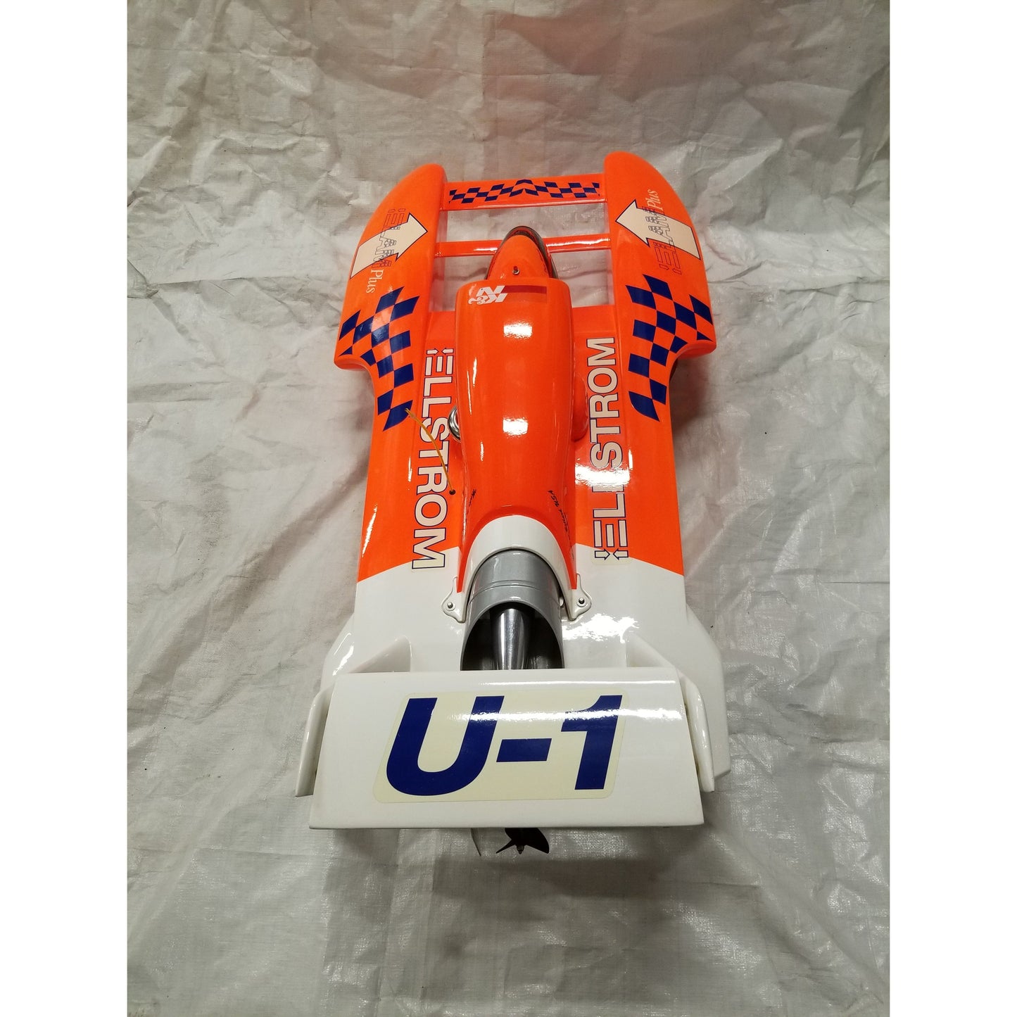Custom Built Dave Wilwock U-16 Pro Boat RC Miss Ellstrom Elam Plus Hydroplane RT