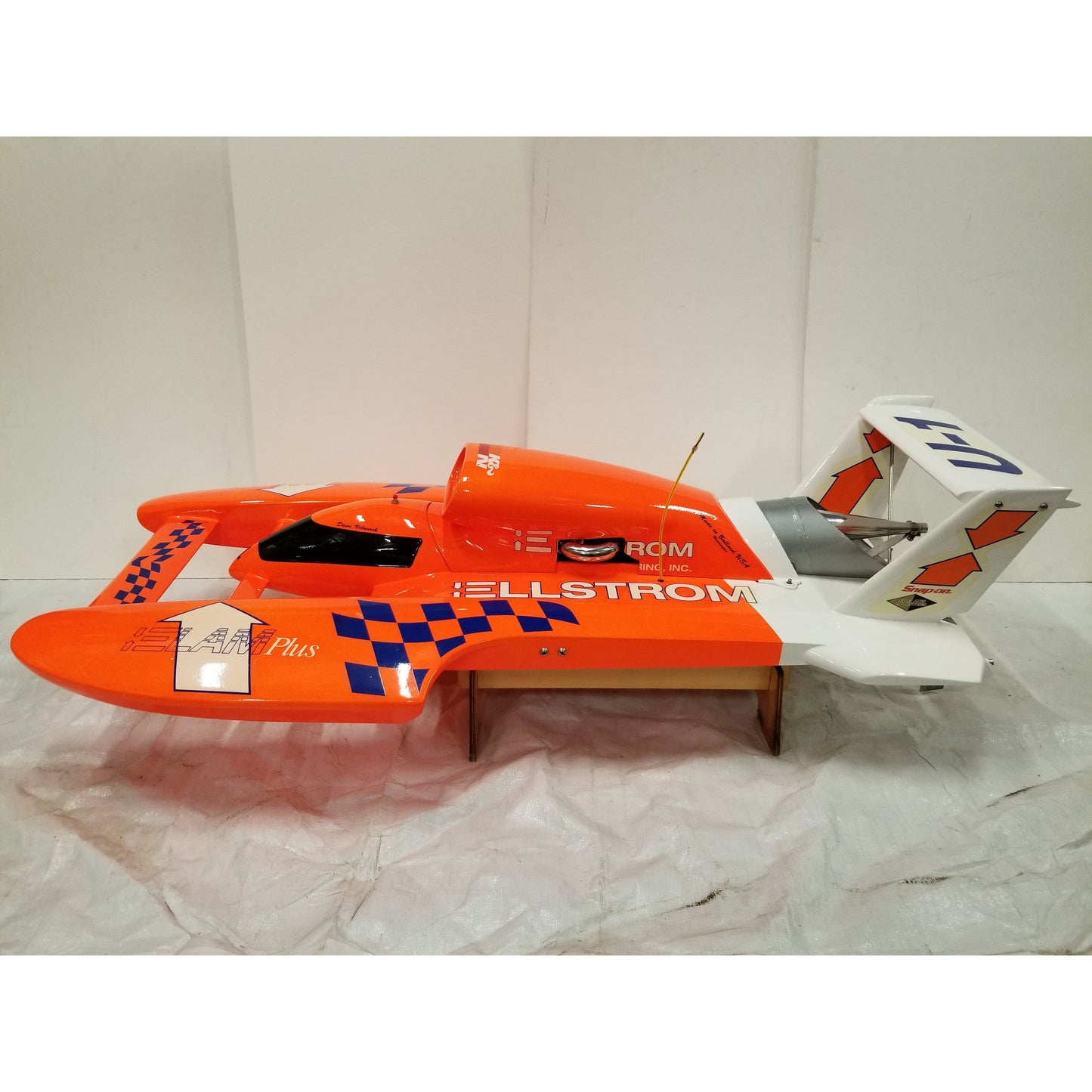 Custom Built Dave Wilwock U-16 Pro Boat RC Miss Ellstrom Elam Plus Hydroplane RT
