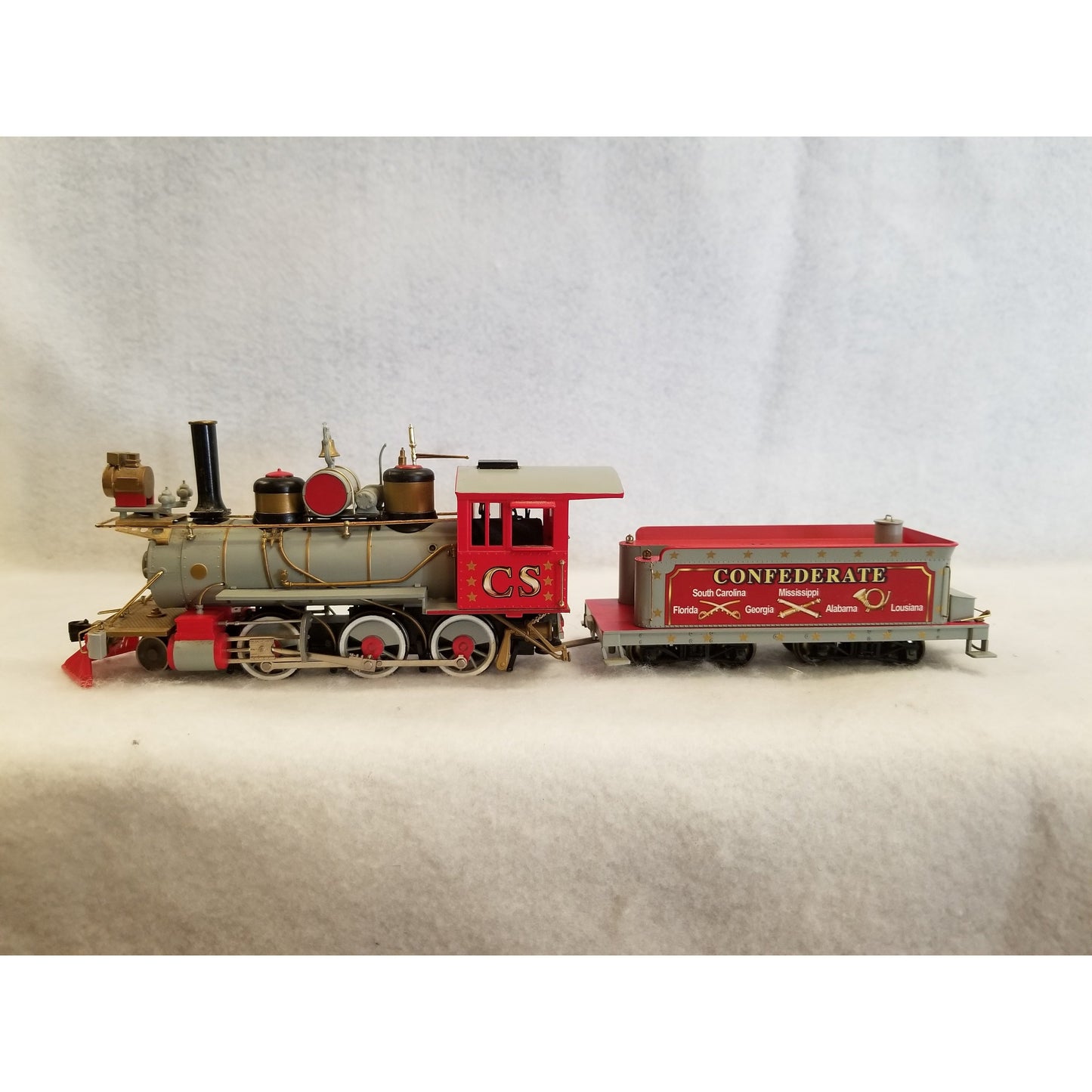 On30 Scale Bachmann, Hawthorne Village  Confederate States 2-6-0 Locomotive And
