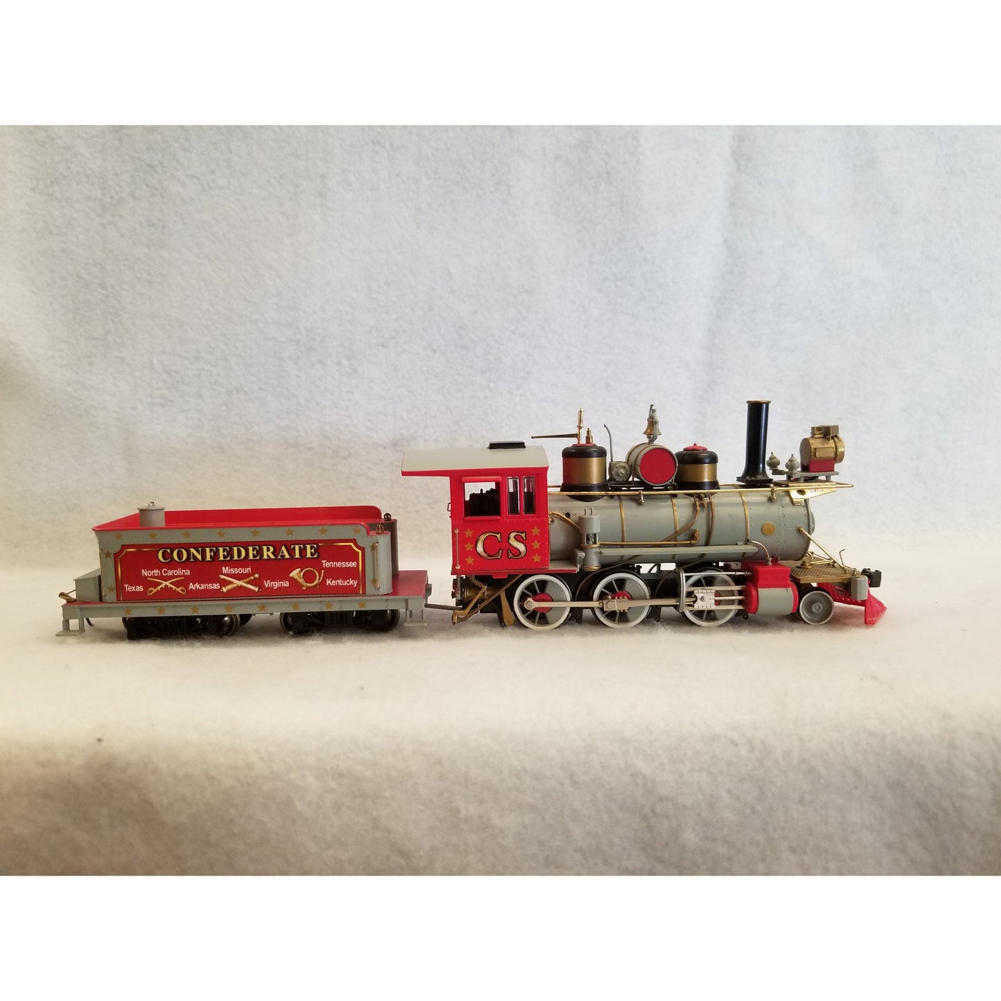 On30 Scale Bachmann, Hawthorne Village  Confederate States 2-6-0 Locomotive And