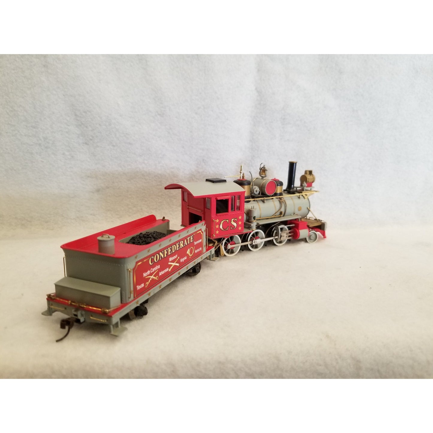 On30 Scale Bachmann, Hawthorne Village  Confederate States 2-6-0 Locomotive And