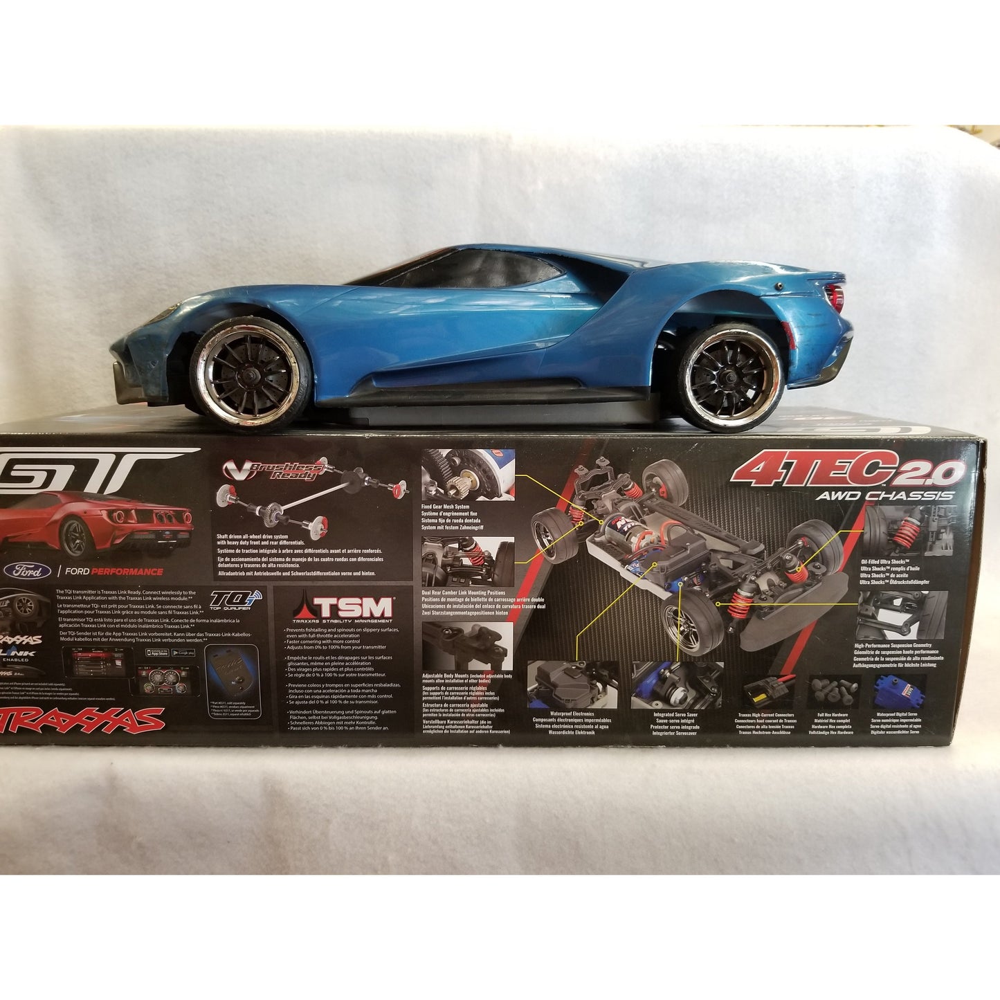 USED-Traxxas Ford GT 4TEC 2.0 AWD Chassis