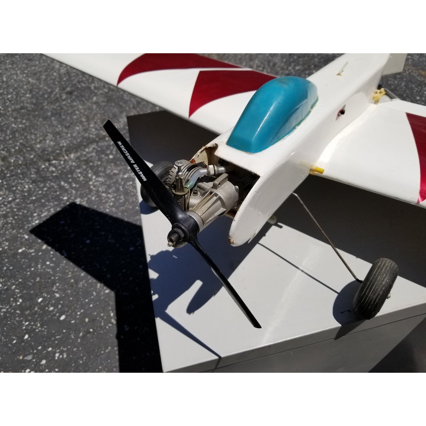 50% OFF SALE !!!-Red And White RC Plane