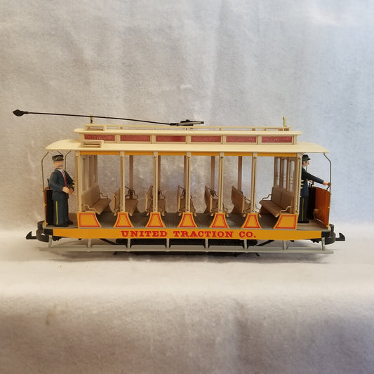 G Scale Bachmann No.93938 Open Streetcar  United Traction Co. No. 504
