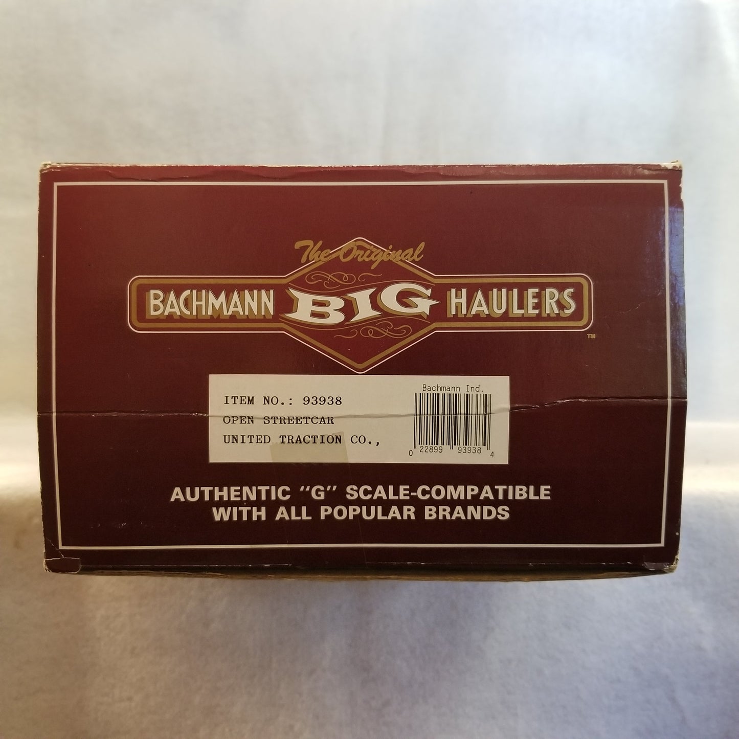 G Scale Bachmann No.93938 Open Streetcar  United Traction Co. No. 504