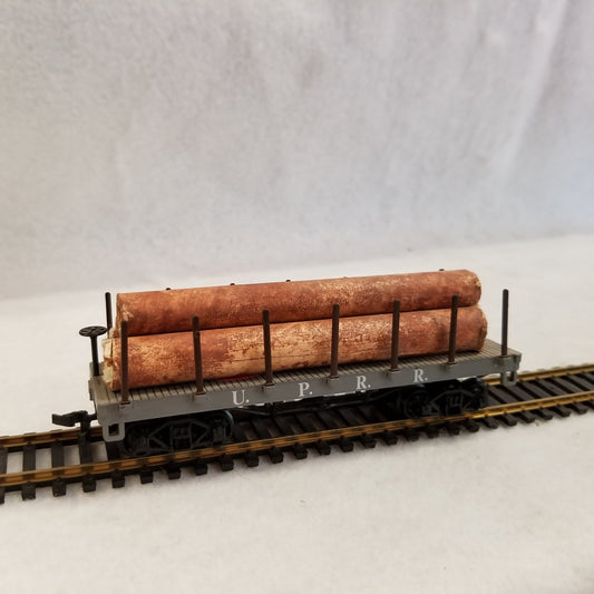 HO Scale Bachmann U.P.R.R. Log Car