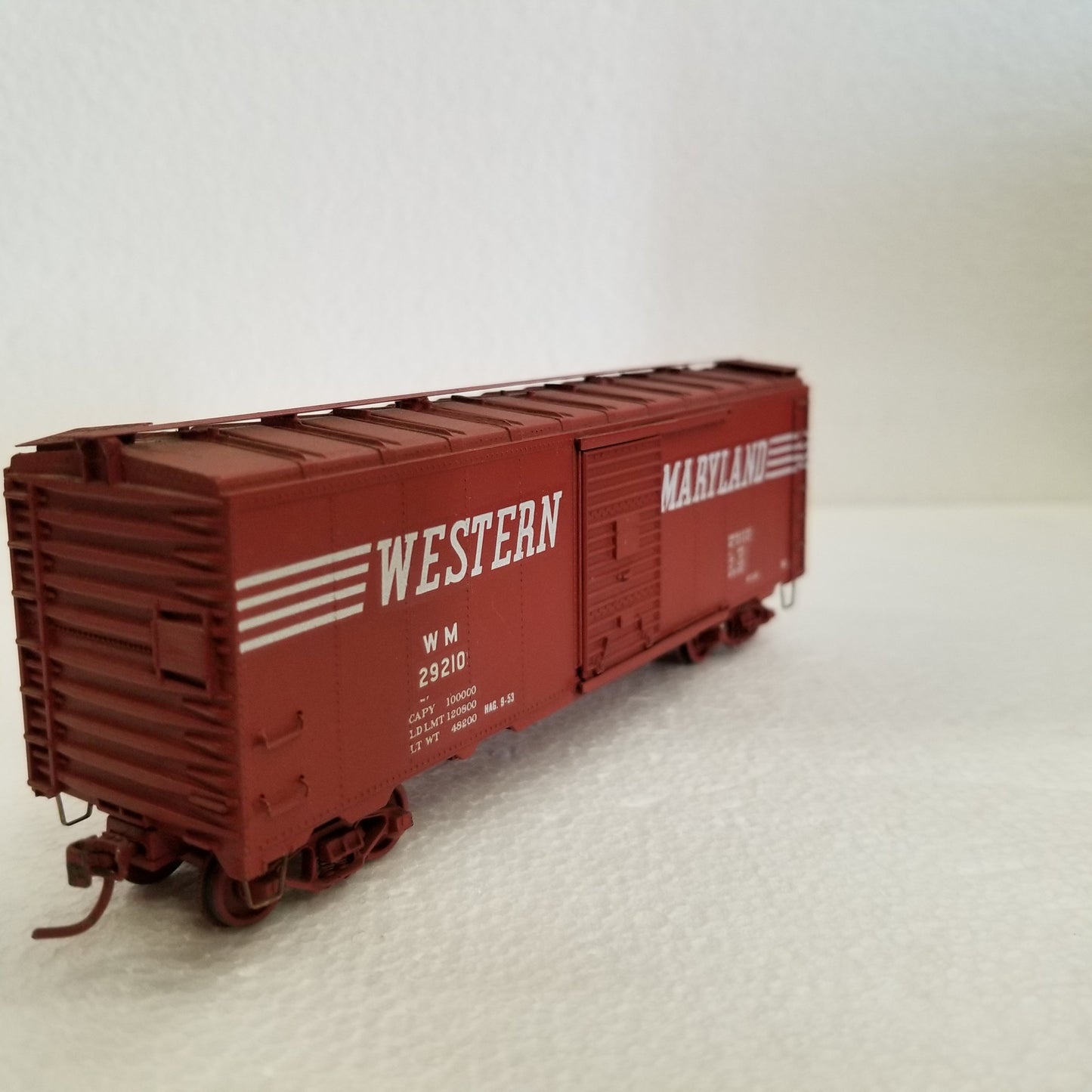 HO Scale Athearn Western Maryland Box Car No.29210