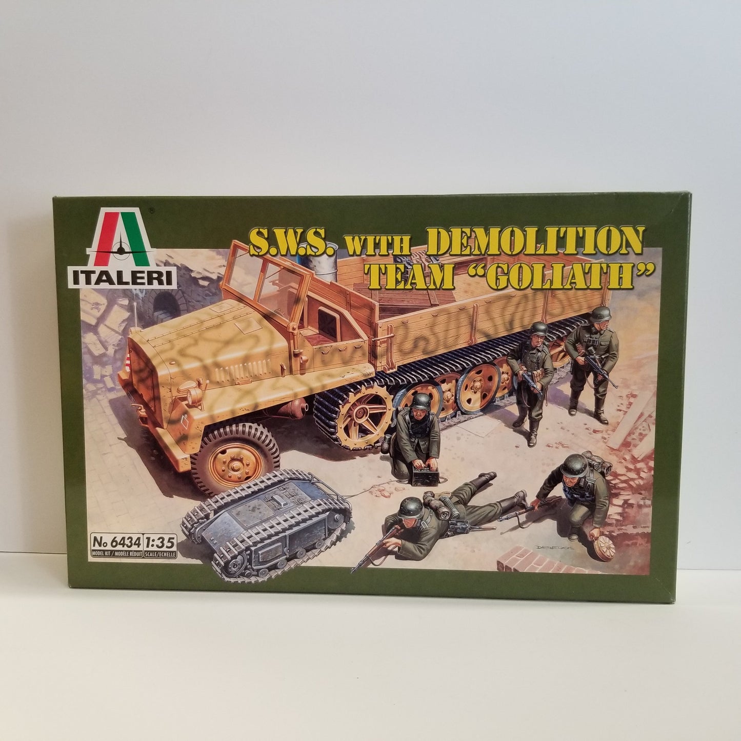 1/35 Scale Italeri No.6434 S.W.S. With Demolition Team "Goliath"