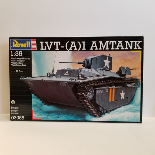 1/35 Scale Revell No.03055 LVT-(A)1 Amtank