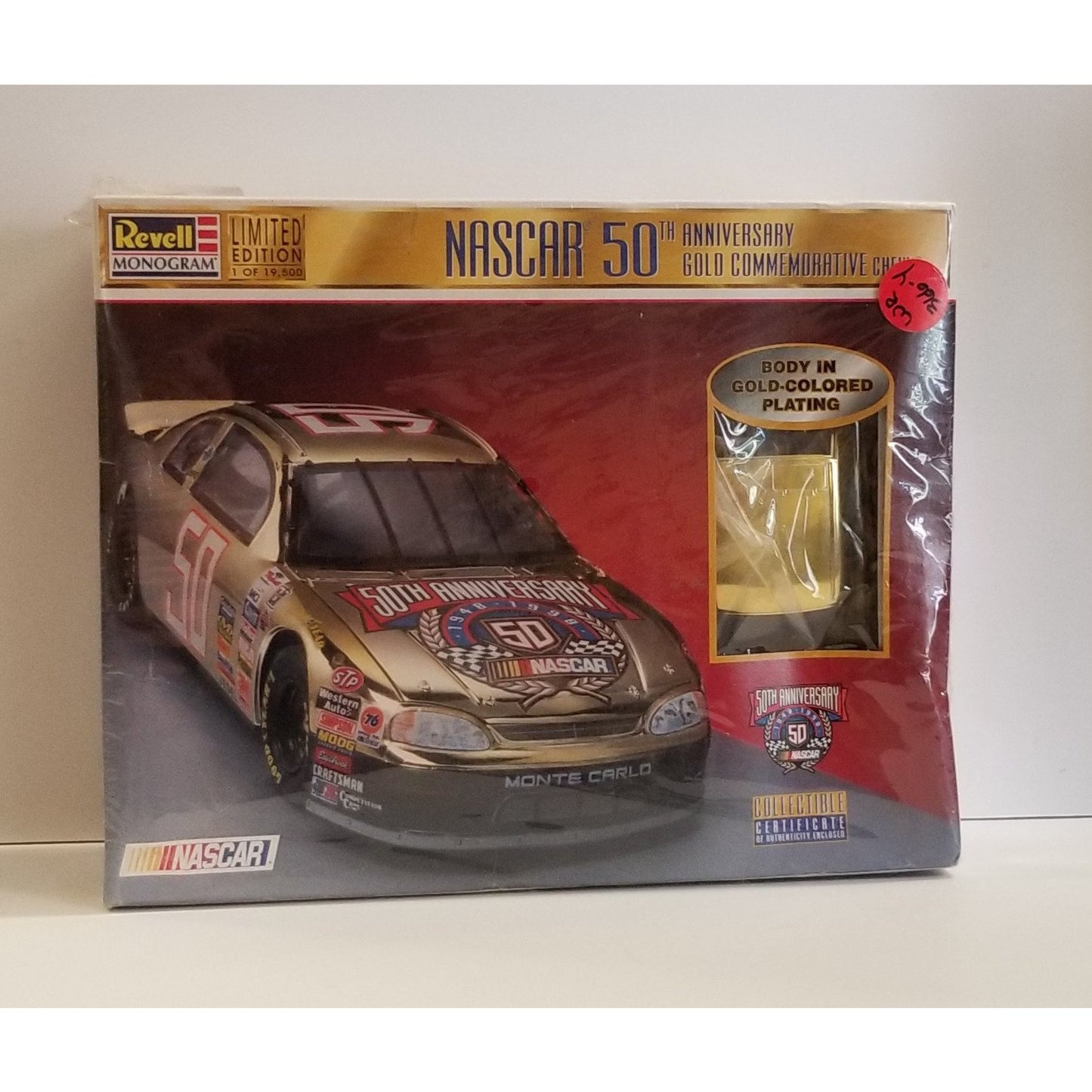 1/24 Scale Revell/Monogram No.85-4130 Nascar 50th Anniversary Gold Commemorative