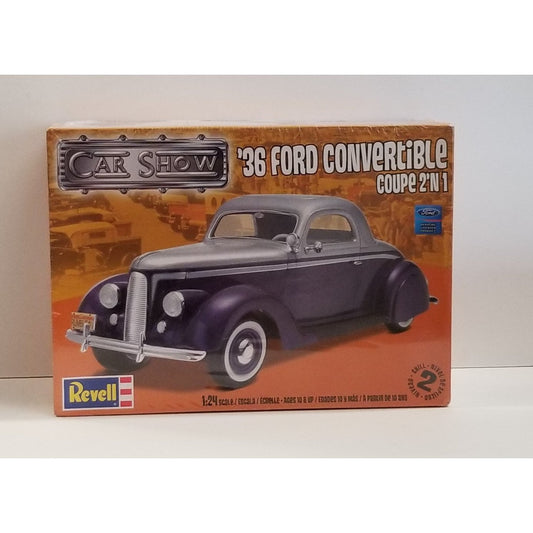 1/24 Scale Revell No.85-4227 '36 Ford Convertible Coupe 2 'N 1