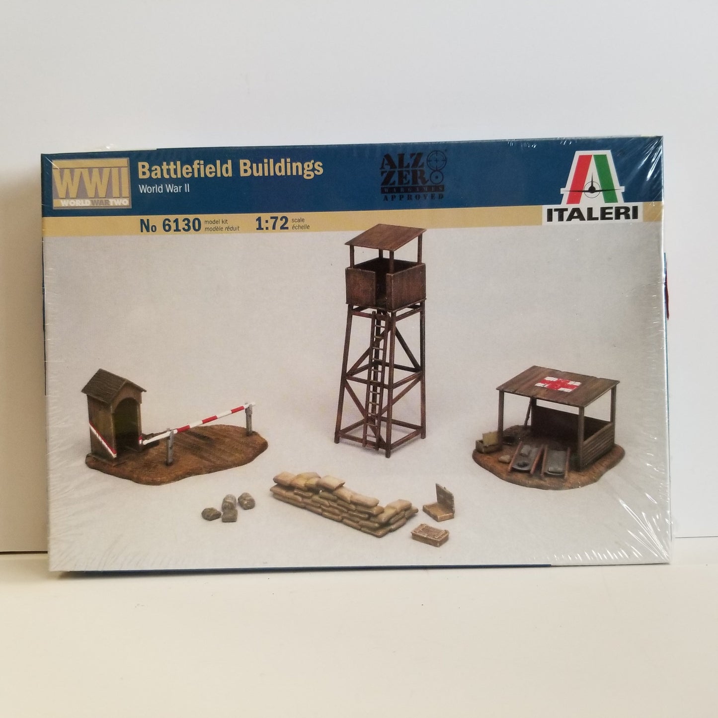 1/72 Scale Italeri kit no.6130 WWll Battlefield Buildings