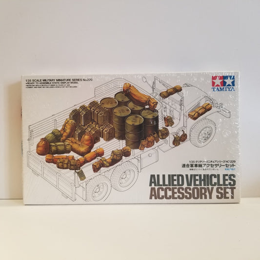 1/35 Scale Tamiya No.35229 Allied Vehicles Accessory Set