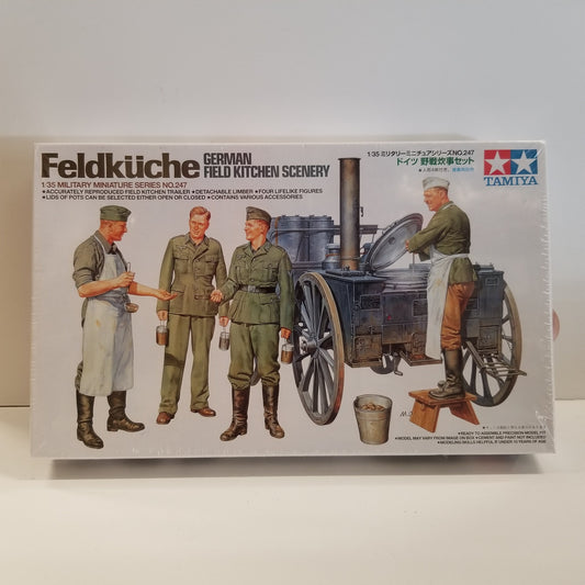 1/35 Scale Tamiya No.35247 Feldküche German Field Kitchen Scenery