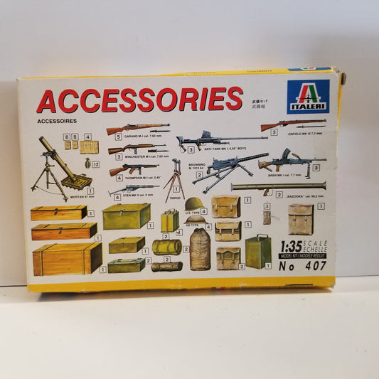 1/35 Scale Italeri No.407 Accessories