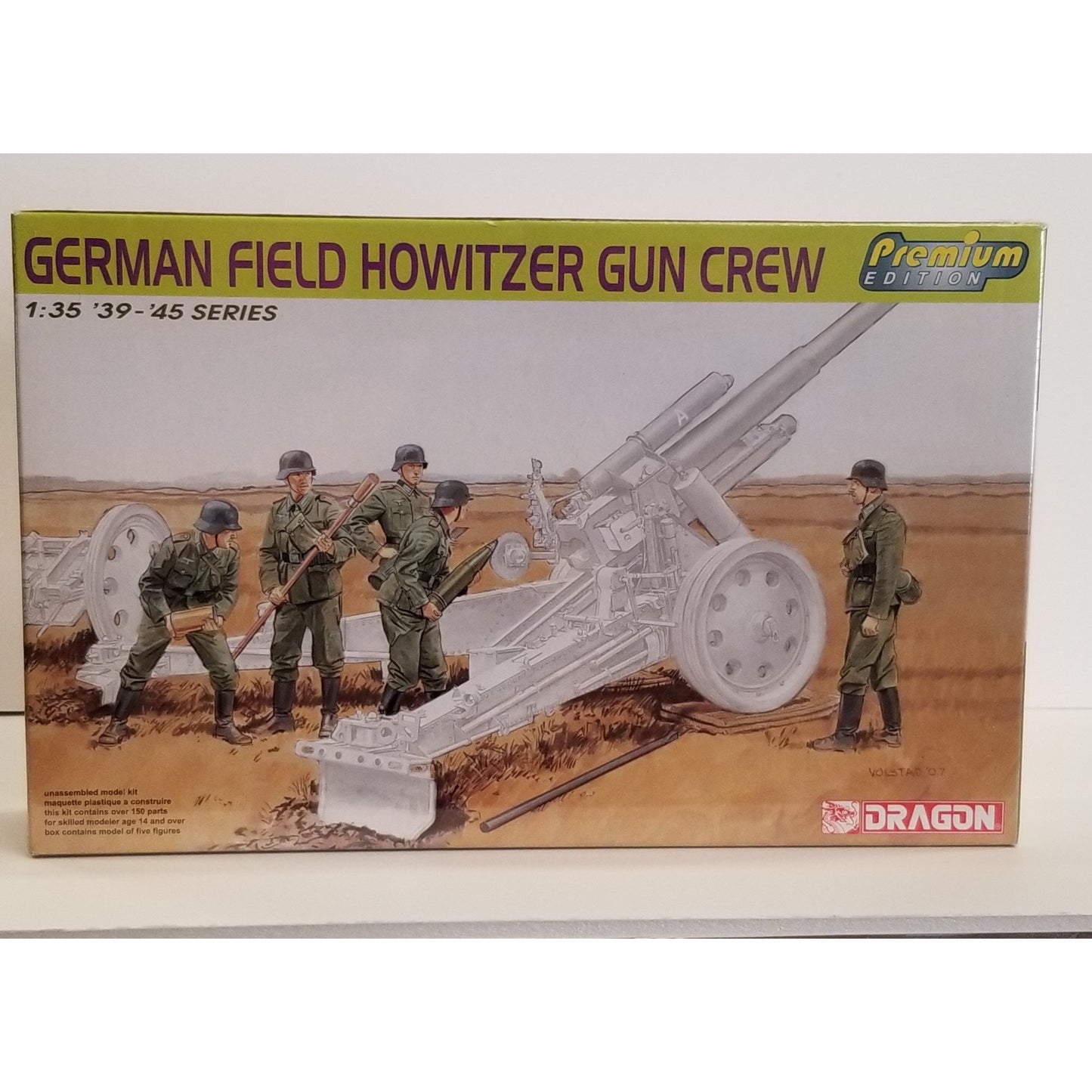 1/35 Scale Dragon No.6461 German Field Howitzer Gun Crew