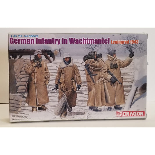 1/35 Scale Dragon No.6518 German Infantry In Wachtmantel Leningrad 1943