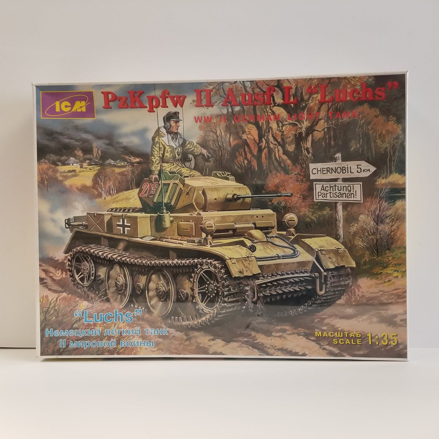 1/35 Scale ICM No.35121 PzKpfw II Ausf L "Luchs" WW2 German Light Tank