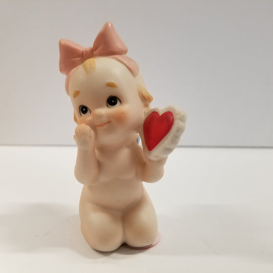 Vintage Geo Z. Lefton Porcelain Kewpie Doll