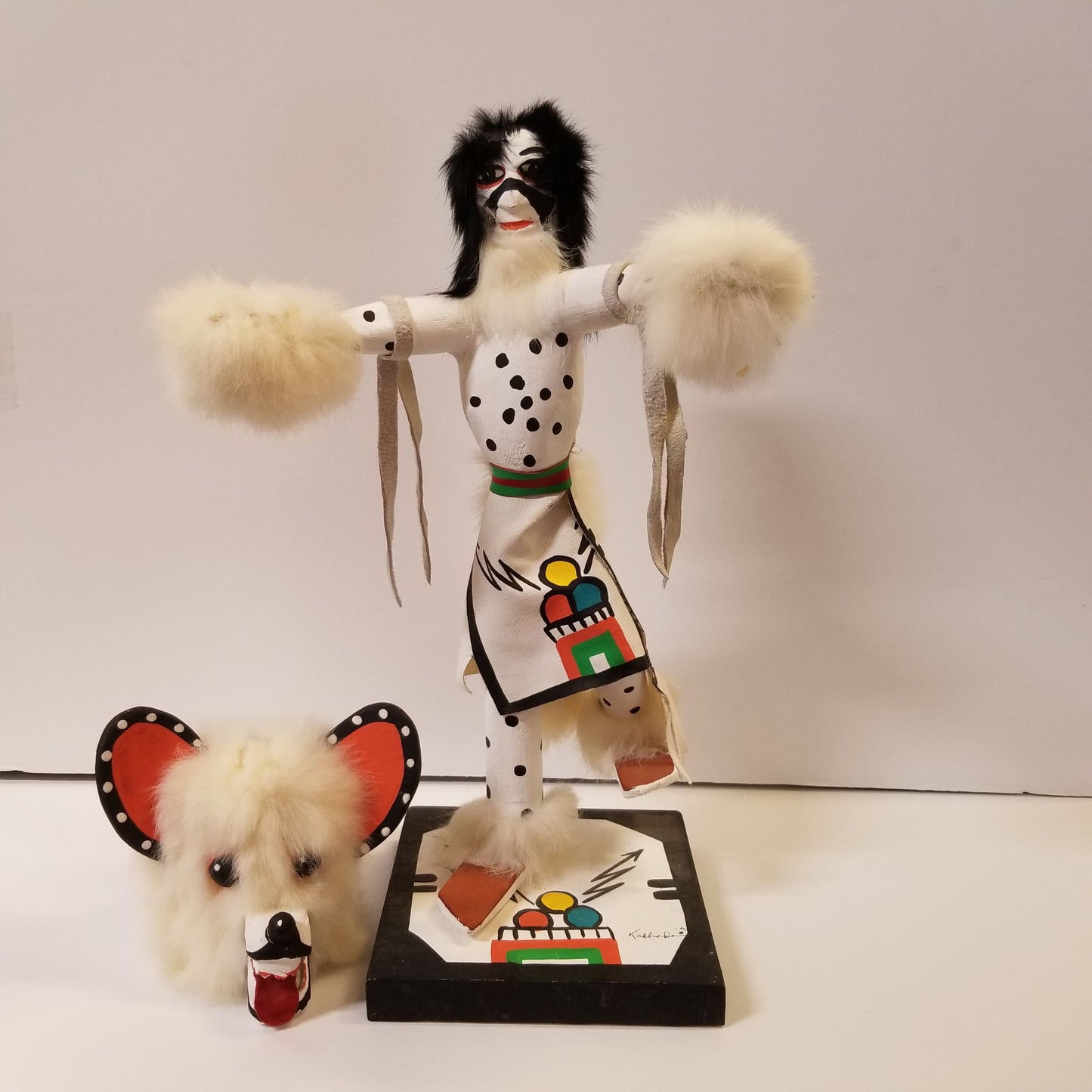 16" Kachina Doll "White Bear"