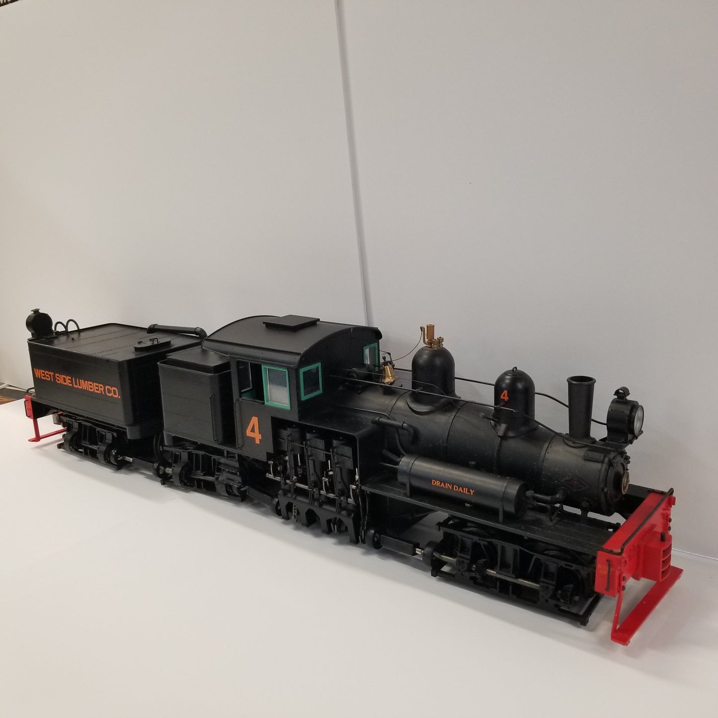 Bachmann 82698 West Side Lumber Co. #4 DCC Sound-Equipped 55-Ton Three-Truck Sha