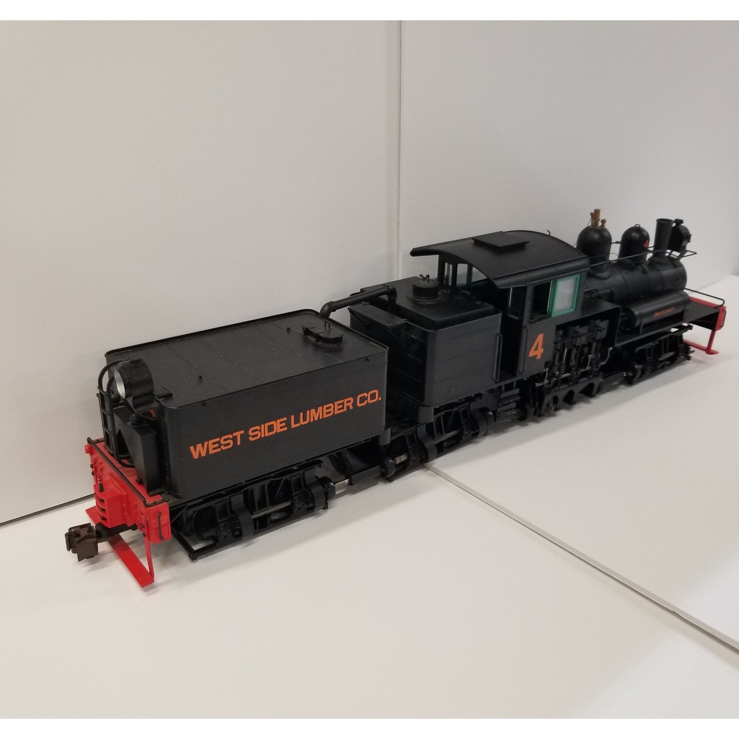 Bachmann 82698 West Side Lumber Co. #4 DCC Sound-Equipped 55-Ton Three-Truck Sha