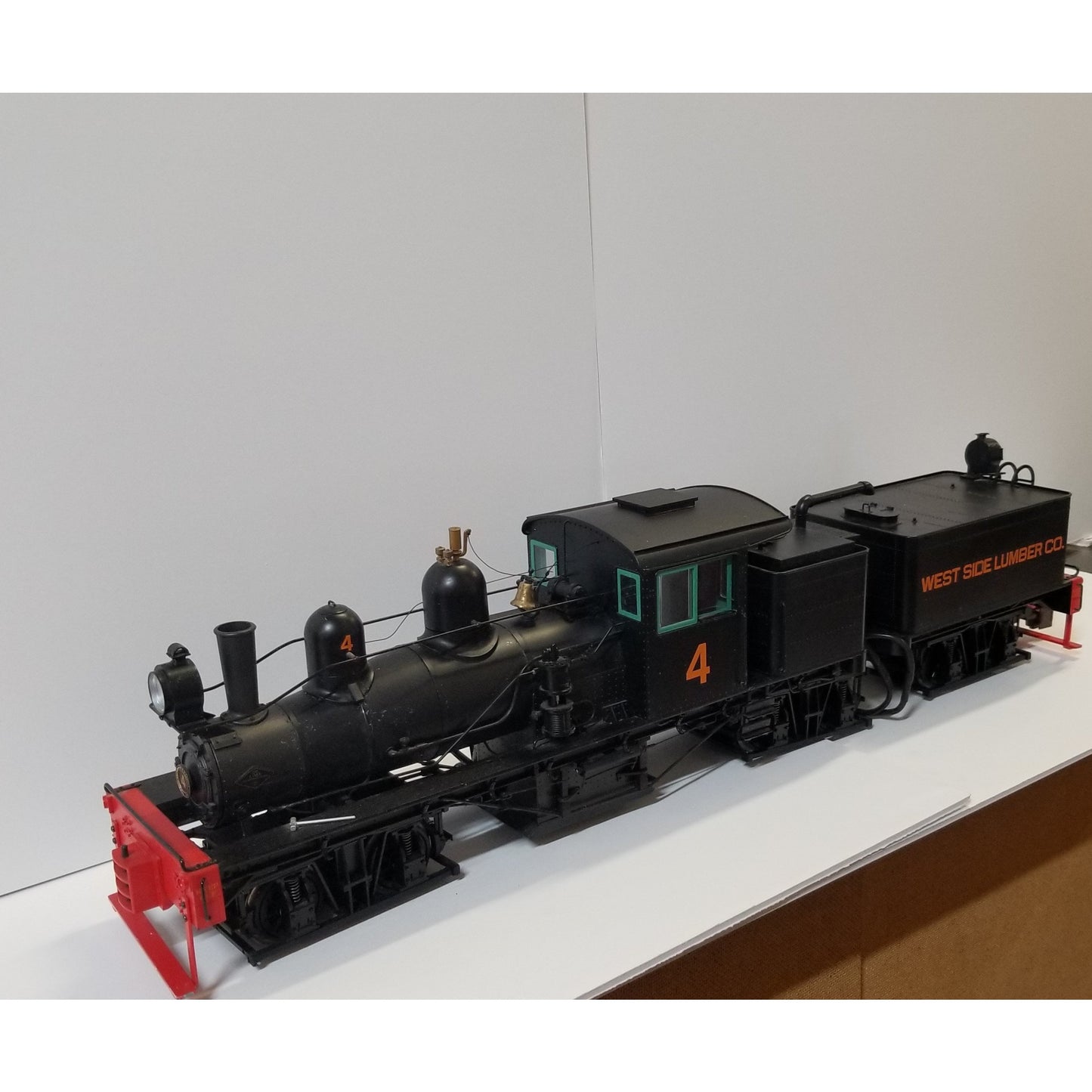 Bachmann 82698 West Side Lumber Co. #4 DCC Sound-Equipped 55-Ton Three-Truck Sha