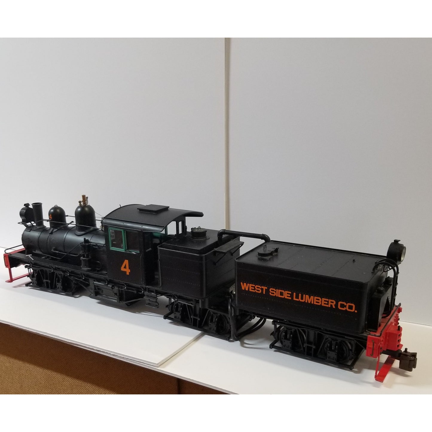 Bachmann 82698 West Side Lumber Co. #4 DCC Sound-Equipped 55-Ton Three-Truck Sha