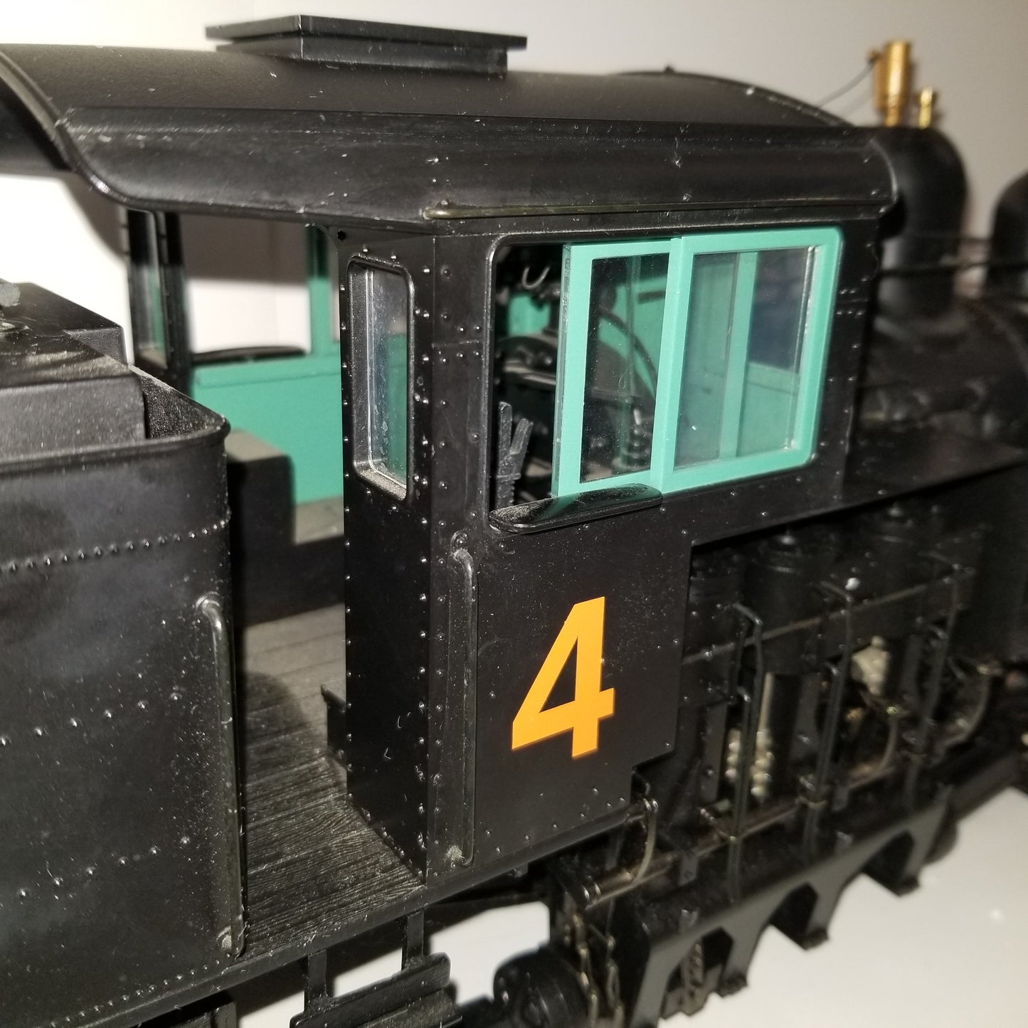 Bachmann 82698 West Side Lumber Co. #4 DCC Sound-Equipped 55-Ton Three-Truck Sha