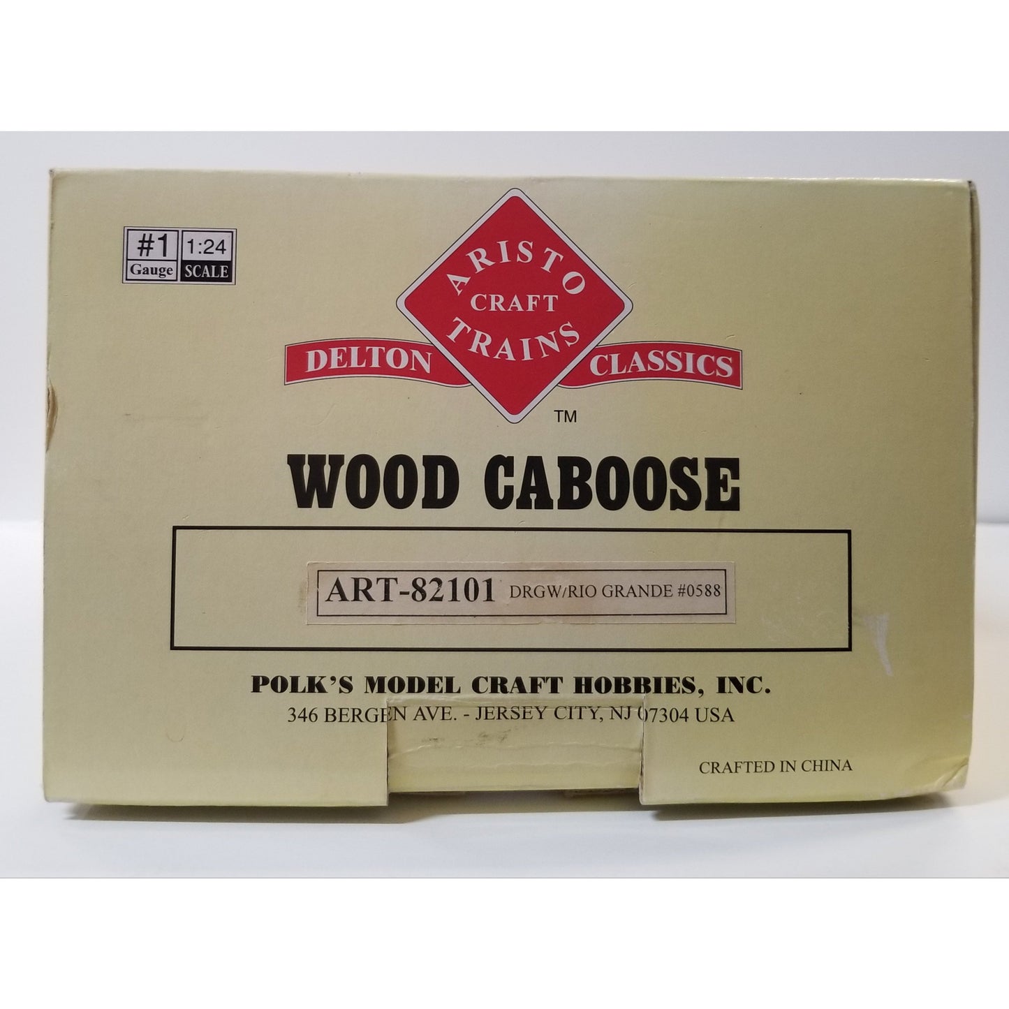 Aristo Craft Delton Classics D&RGW Caboose #0588