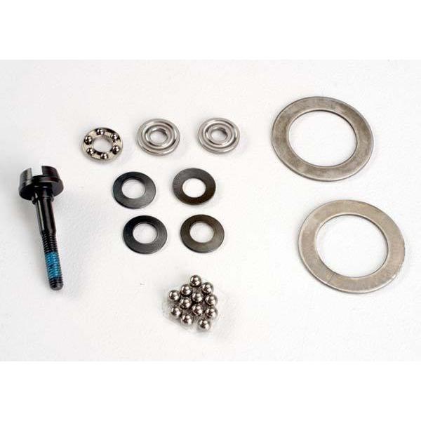 2730X Pro-Diff Rebuild Kit, Contains: Diff Shaft/Belleville Spring Washers (4)/ Diff Rings (2)/ Thrust Washers (2)/ Thrust Bearing/ Hard Carbide Diff Balls (12)