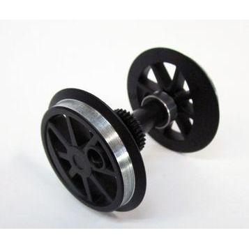 36078 BB Geared Wheelset, 0-6-0T, Black - Swasey's Hardware & Hobbies