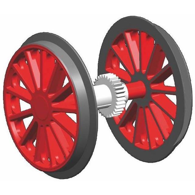 36179 BB Traction Wheelset, BR194, Red - Swasey's Hardware & Hobbies