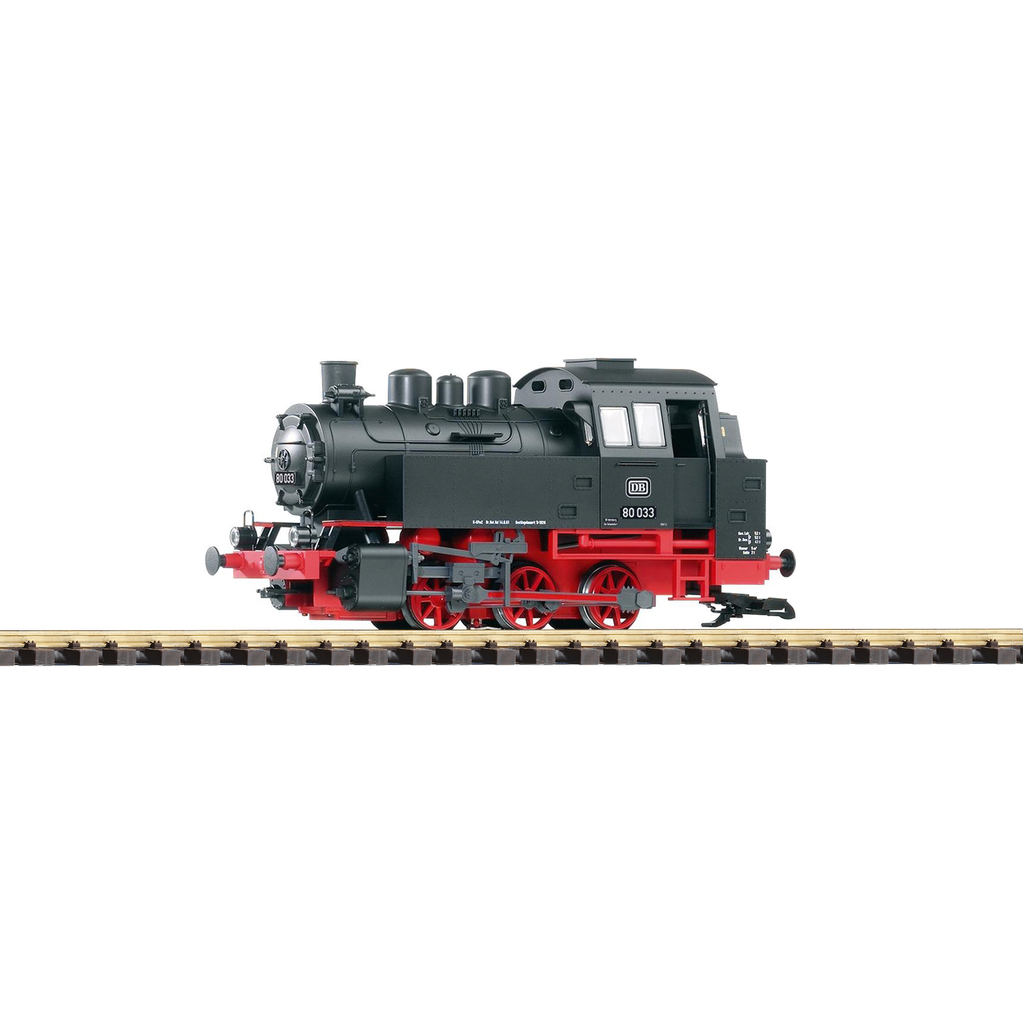 37202 DB III BR80 Steam Loco, Black/Red