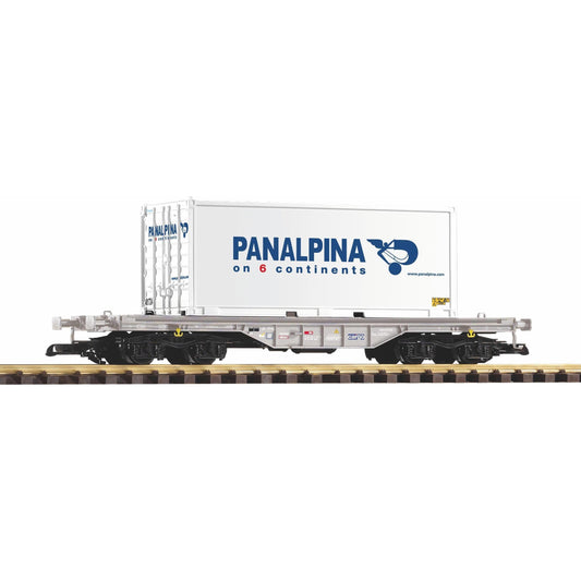 37721 SBB VI Flat w/Panalpina 20' Container - Swasey's Hardware & Hobbies