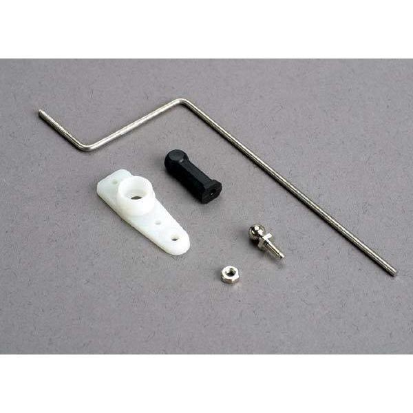 3825 Steering Rod Plastic Rod End Chrome Threaded Ball & Nut Servo Rod-End/-Chrome-Threaded-Ball-&-Nut/-Servo