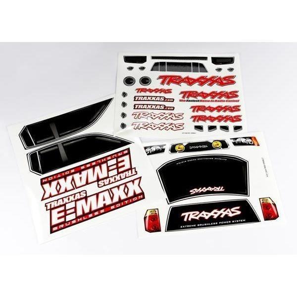 3916 Decal Sheets, E-Maxx Brushless (Model 3908)