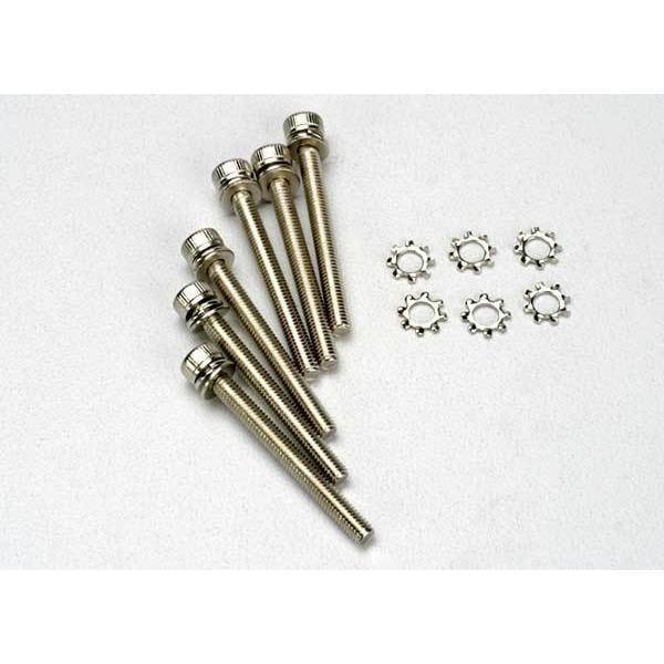 3963 Screws, 3X28Mm Cap-Head Machine (Hex Drive) (6)/ 3X6Mm Elw (6)