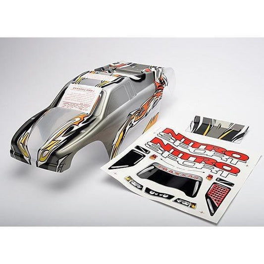 4512 Body Nitro Sport Prographix Replacement For The Painted Body Graphics Are Painted Requires Paint & Final Color Prographix-(Replacement-For-The-Painted-Body)-Graphics-Are-Painted,-Requires-Paint-&-Final-Color
