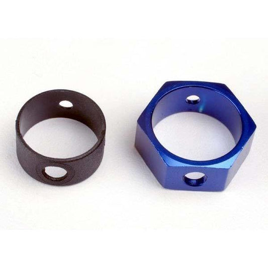 4966 Brake Adapter Hex Aluminum (Blue