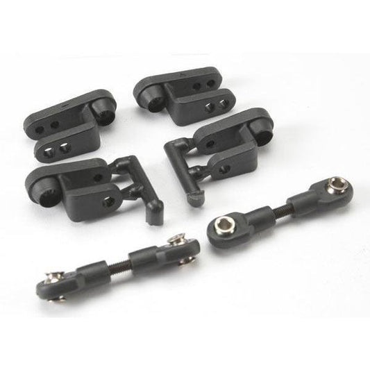 5345R Servo Horns Steering Long Short Linkage Steering X Mm Turnbuckle Rod Ends Short Hollow Long-(2