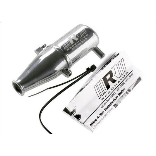 5490 Tuned Pipe, Resonator, R.O.A.R. Legal (Single-Chamber, Enhances Low To Mid-Rpm Power) (For Revo & Slayer With Trx Racing Engines)