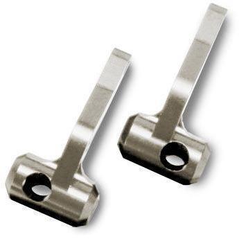 5536R Steering Blocks, Titanium-Anodized 6061-T6 Aluminum (Left & Right) (For Use With 25 And 30-Degree Caster Blocks)