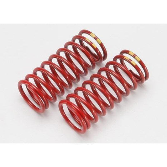 5648 Spring Shock Red Long Gtr Rate Double Yellow Stripe (Long)-(Gtr)-(4