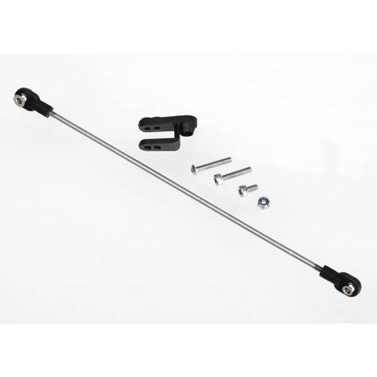5741 Rudder pushrod assembled servo horn x mm BCS stainless x mm CS stainless x mm CS stainless servo-horn/-3 - Swasey's Hardware & Hobbies