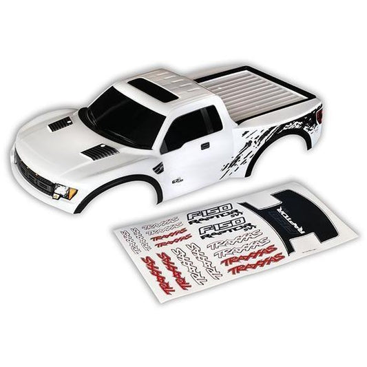 5815X Body Ford Raptor white painted decals white-(painted,-decals - Swasey's Hardware & Hobbies