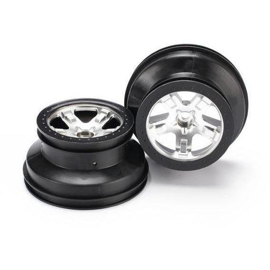 5874X Wheels Sct Satin Chrome Black Beadlock Style Dual Profile â Outer â Inner Wd Chrome,-Black-Beadlock-Style,-Dual-Profile-(2