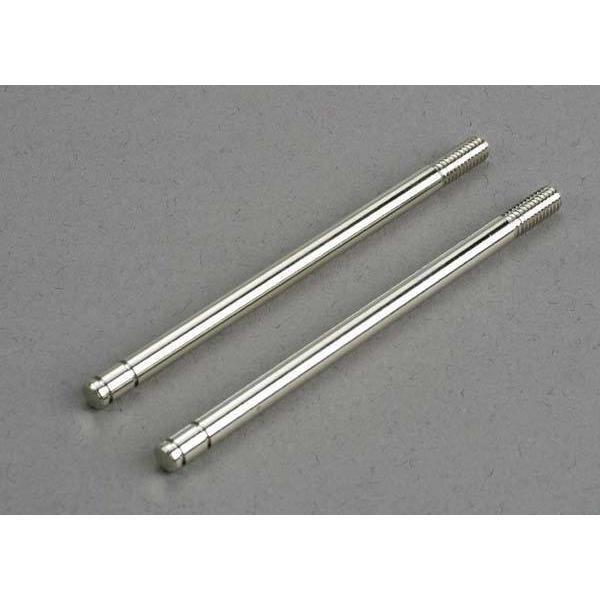 6096 Shock shafts steel chrome finish (2 - Swasey's Hardware & Hobbies
